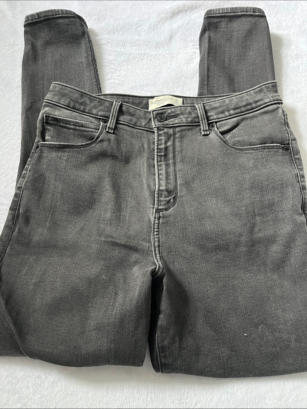 Abercrombie & Fitch Women’s High-Rise Gray Jeans